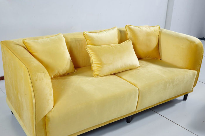 comfortable 2 seater fabric sofa