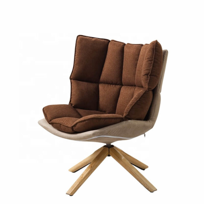 brown armchair for bedroom