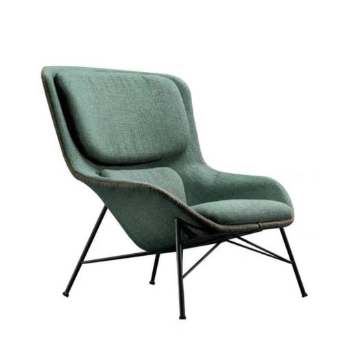 contemporary living room lounge chair with metal legs