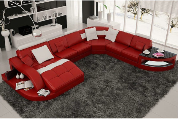 top grian leather sofa 36 deep