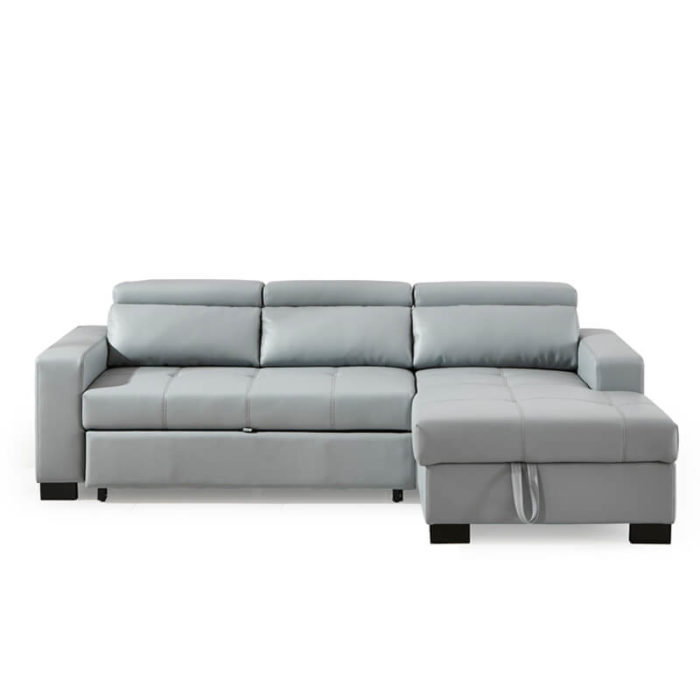 sectional leather sleeper sofa