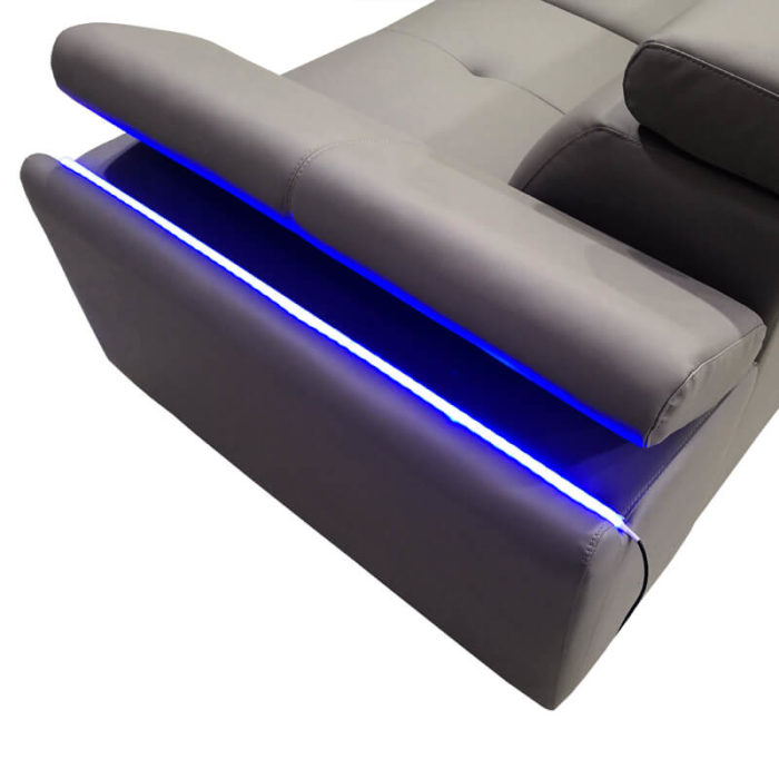 sofa arm with led light