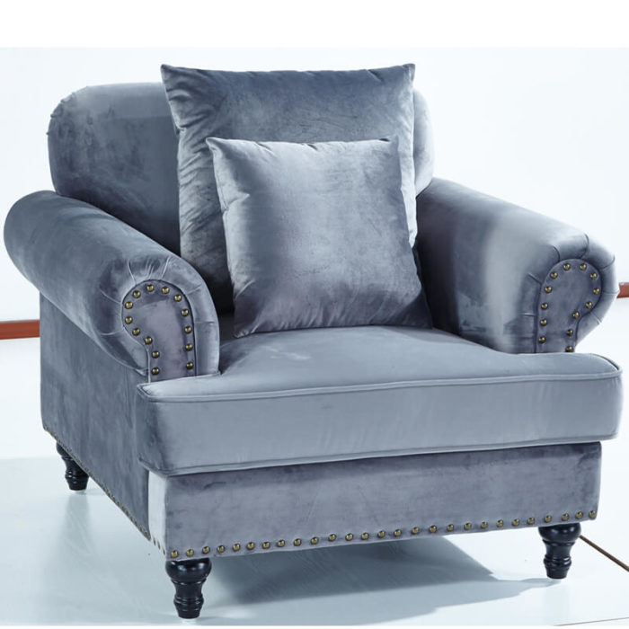 classic blue sofa chair