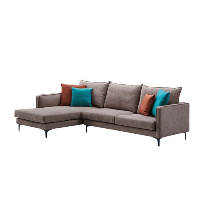 Small grey corner sofa