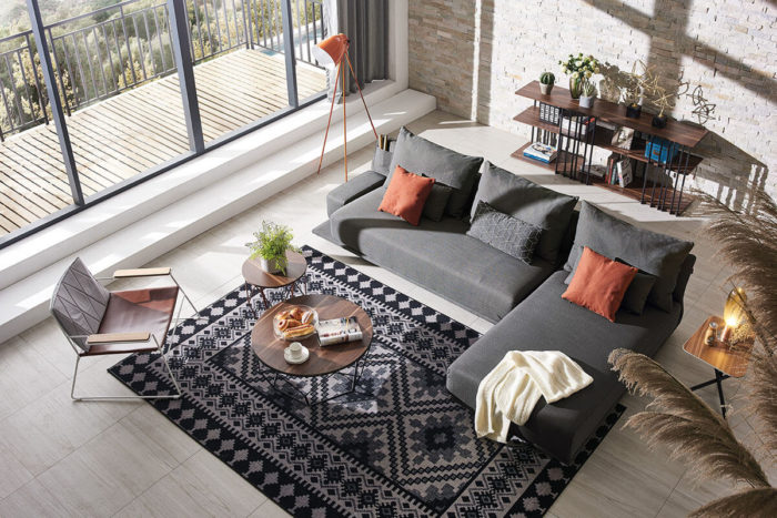 grey modern lounge