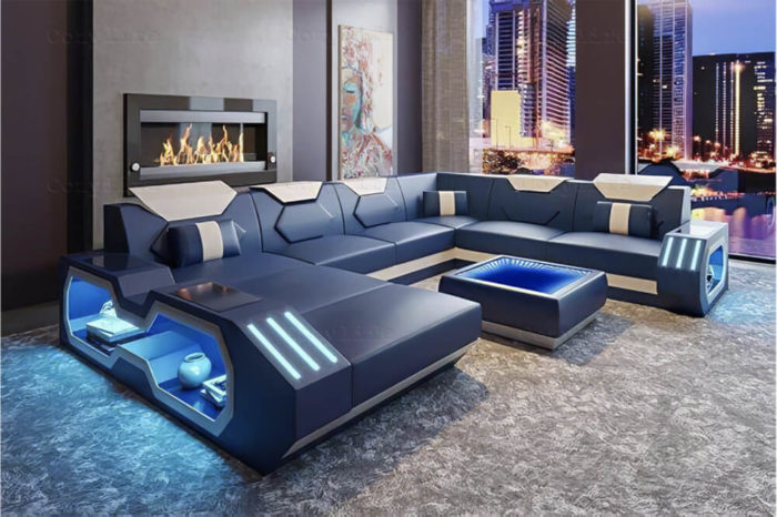 modern design u shaped large sectional from china