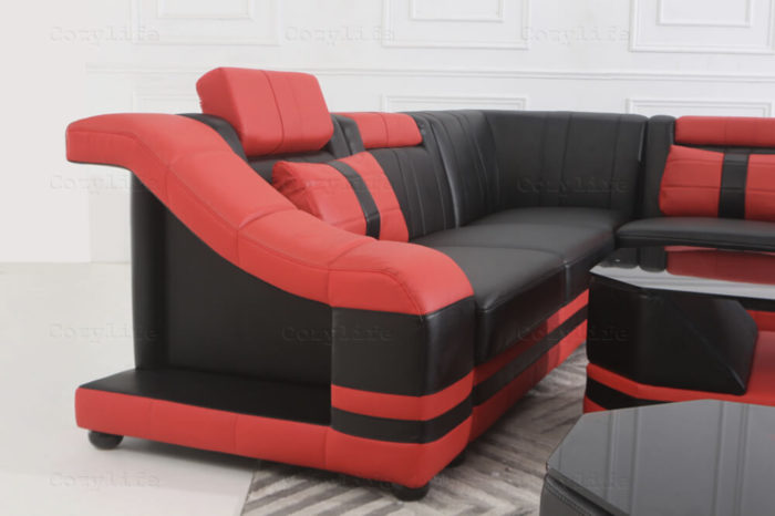modern sofa arm design with storage