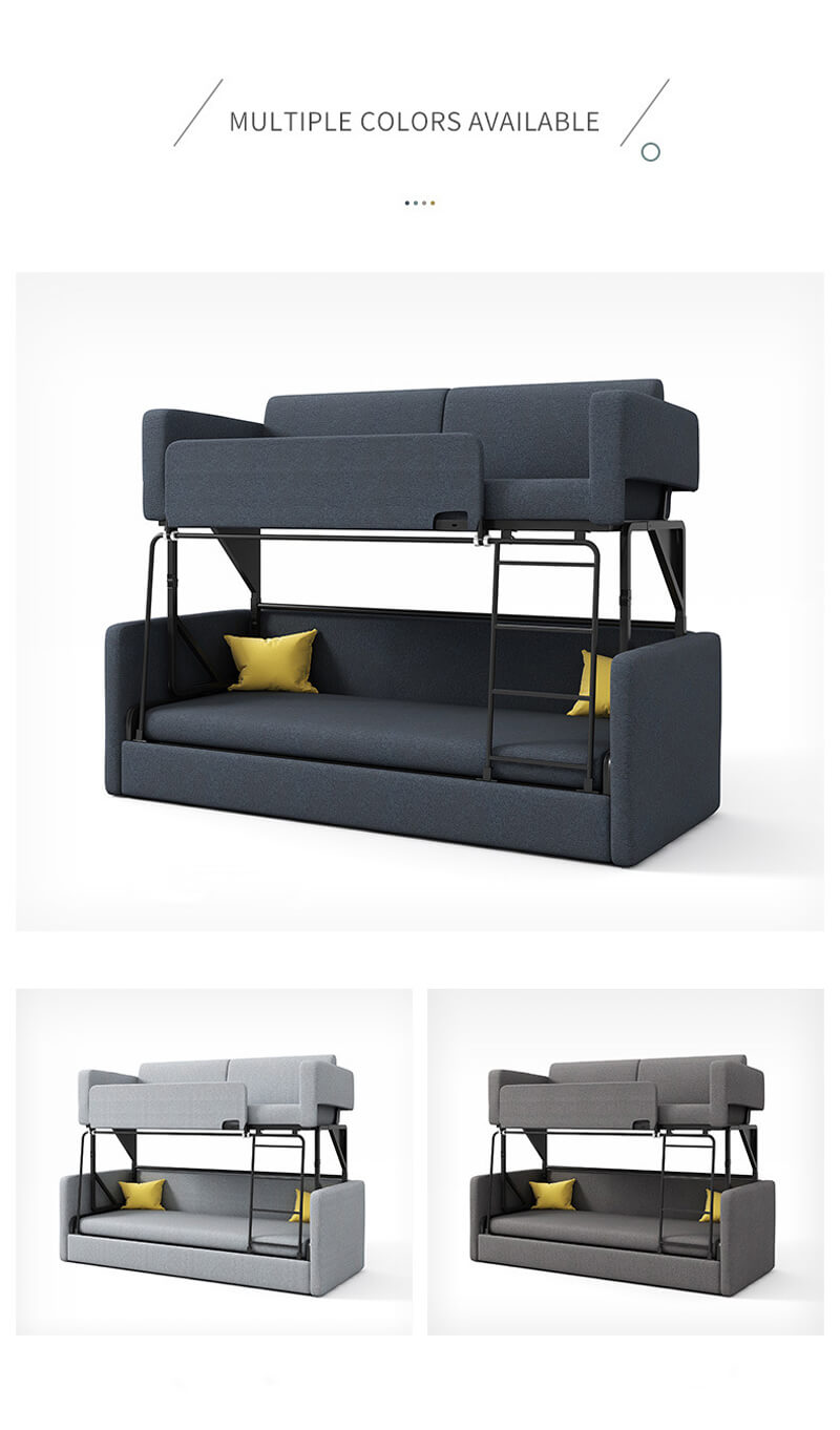 couch converts to bunk bed