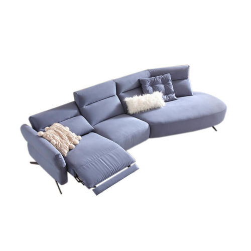 Modern reclining sofa with chaise