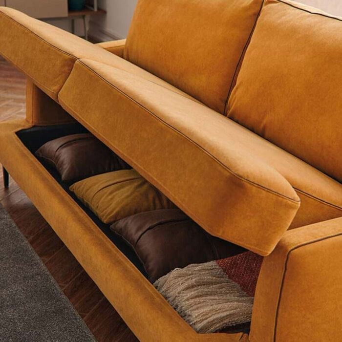 small sofa bed with storage